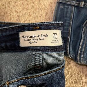 Super  skinny ankle high rise jean